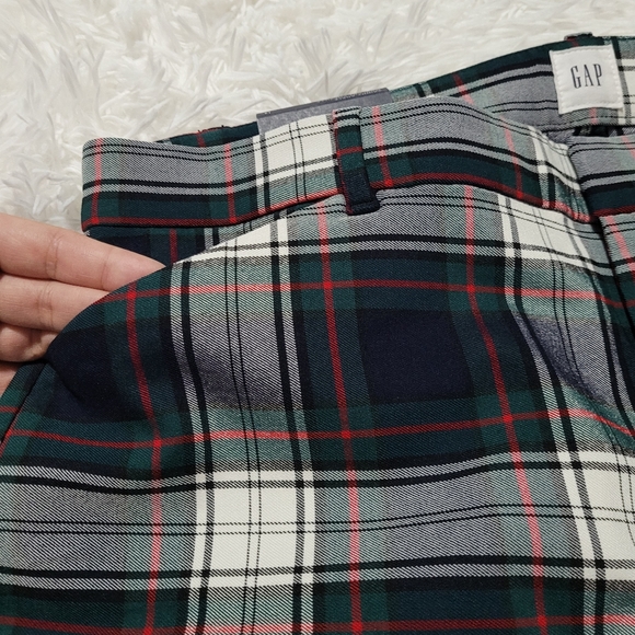 NWT Gap Plaid  Signature Skinny Ankle Pants Size 14 - Picture 9 of 9